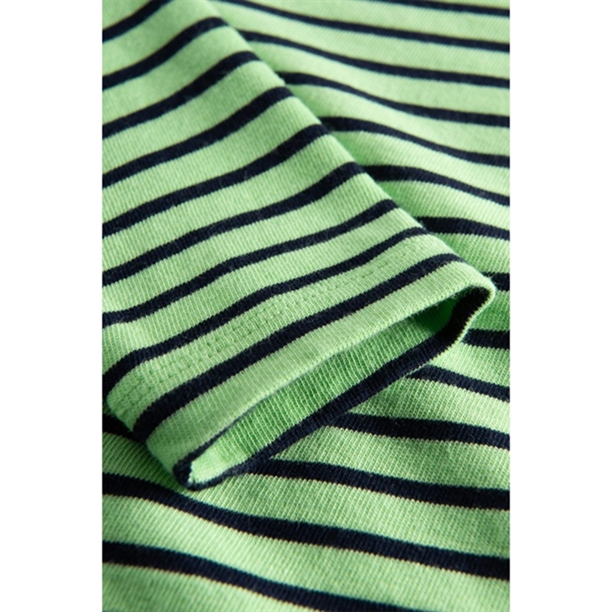 Wood Wood Pale Green/Navy Stripes Kim Tröja 2