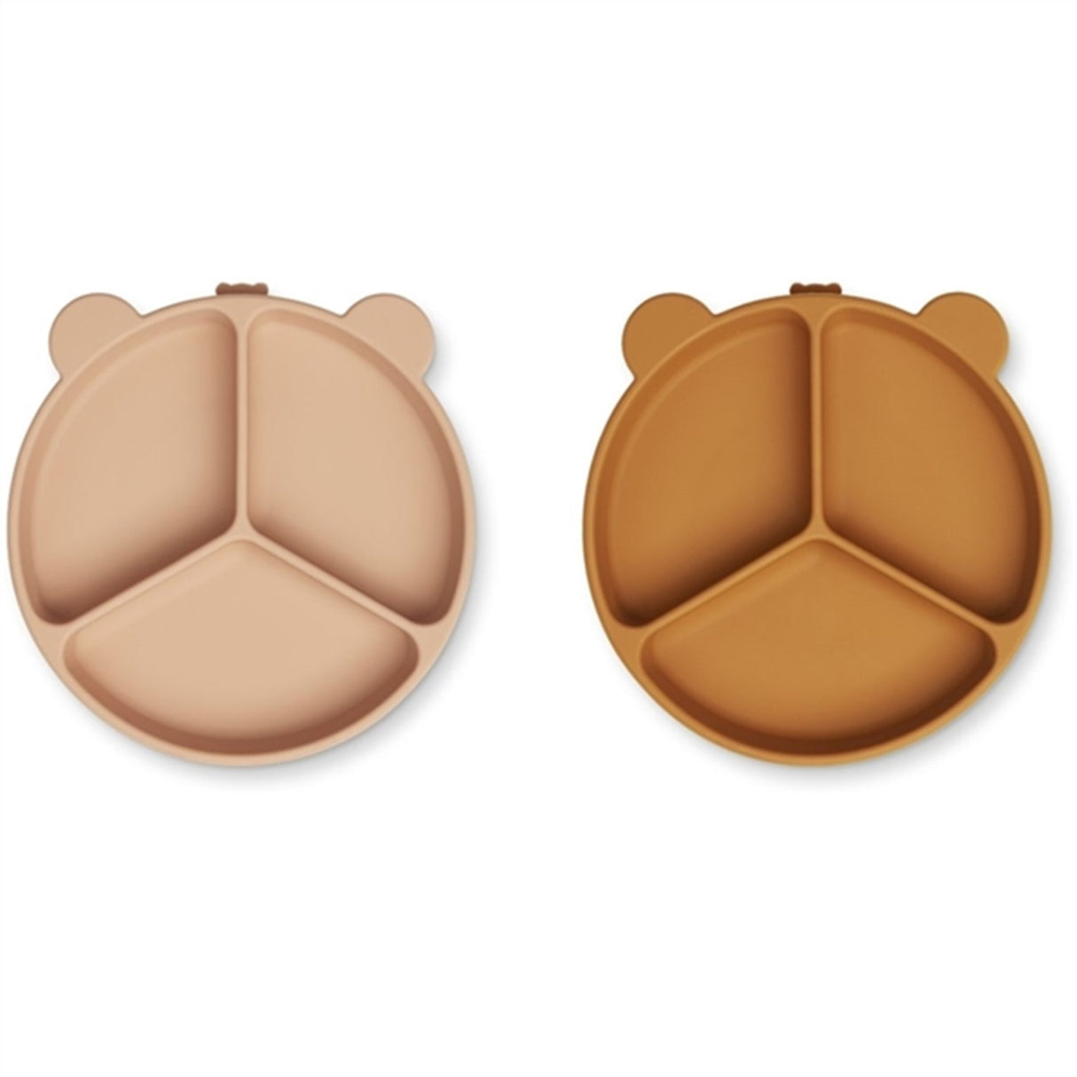 Liewood Stacy Tallerken 2-pak Mustard / tuscany rose mix