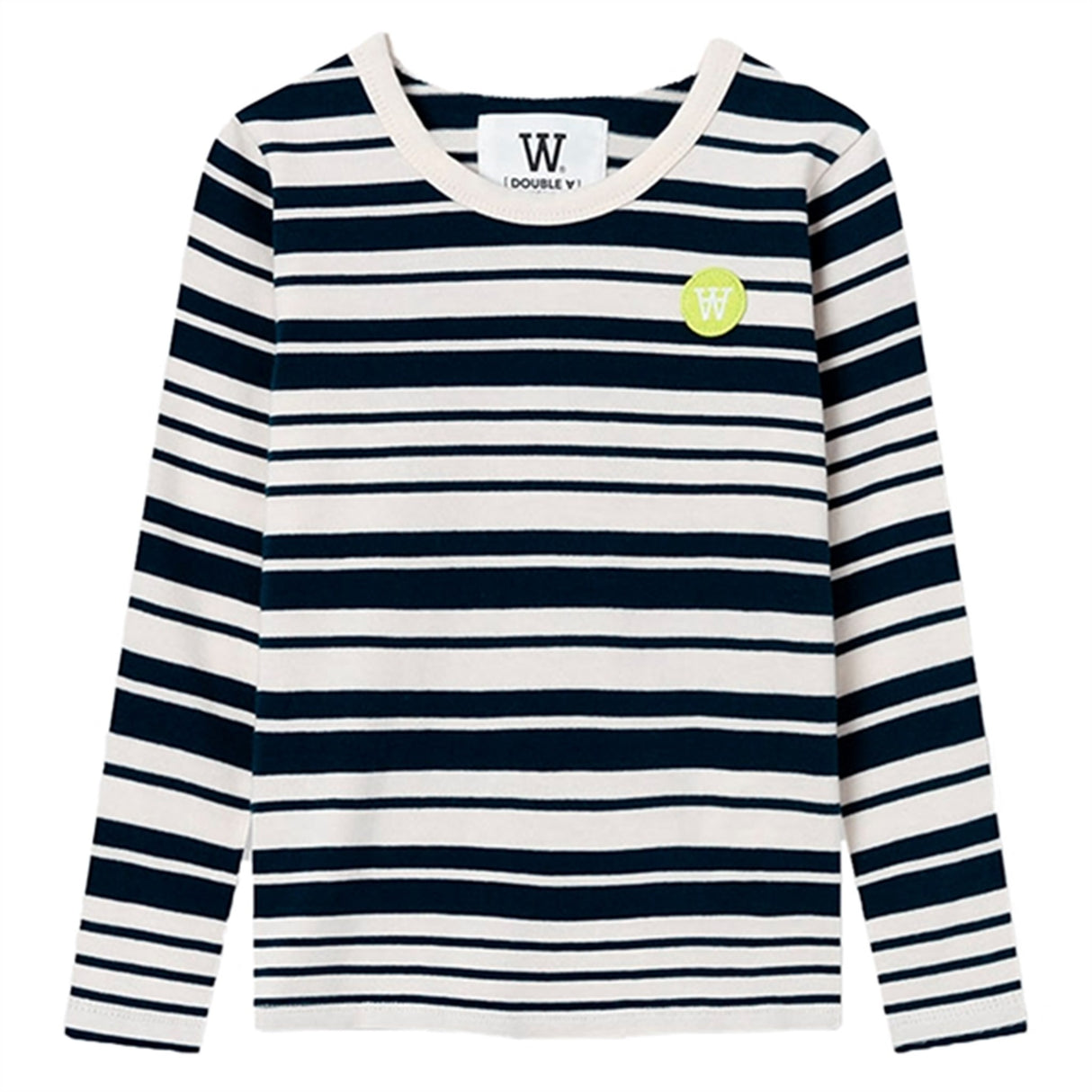 Wood Wood Off White/Navy Stripes Kim Tröja