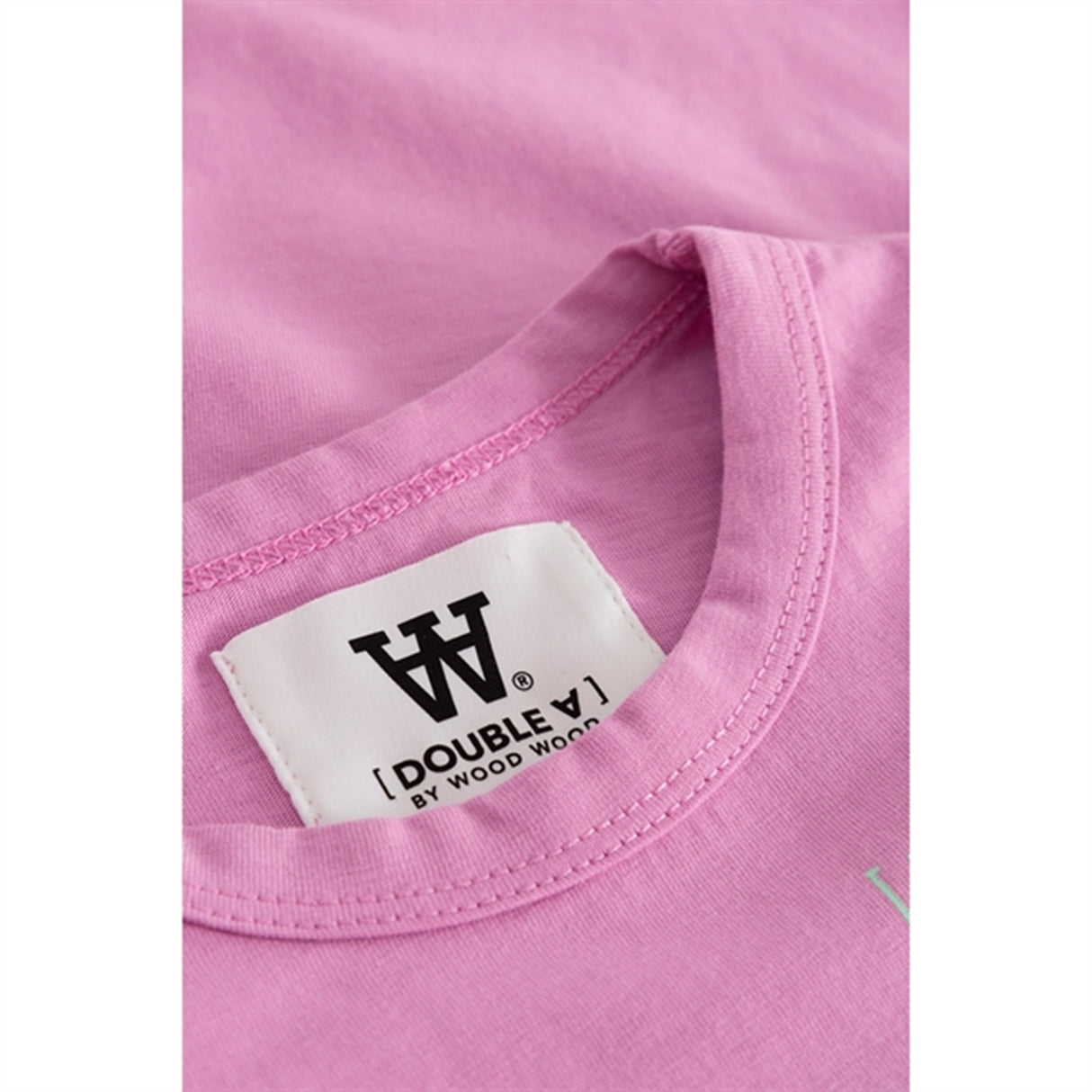 Wood Wood Rosy Lavender Kim Stackes Logo Tröja