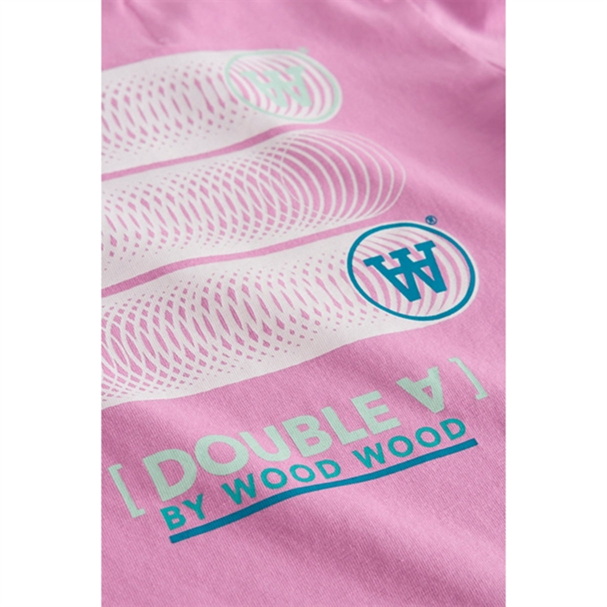 Wood Wood Rosy Lavender Kim Stackes Logo Tröja