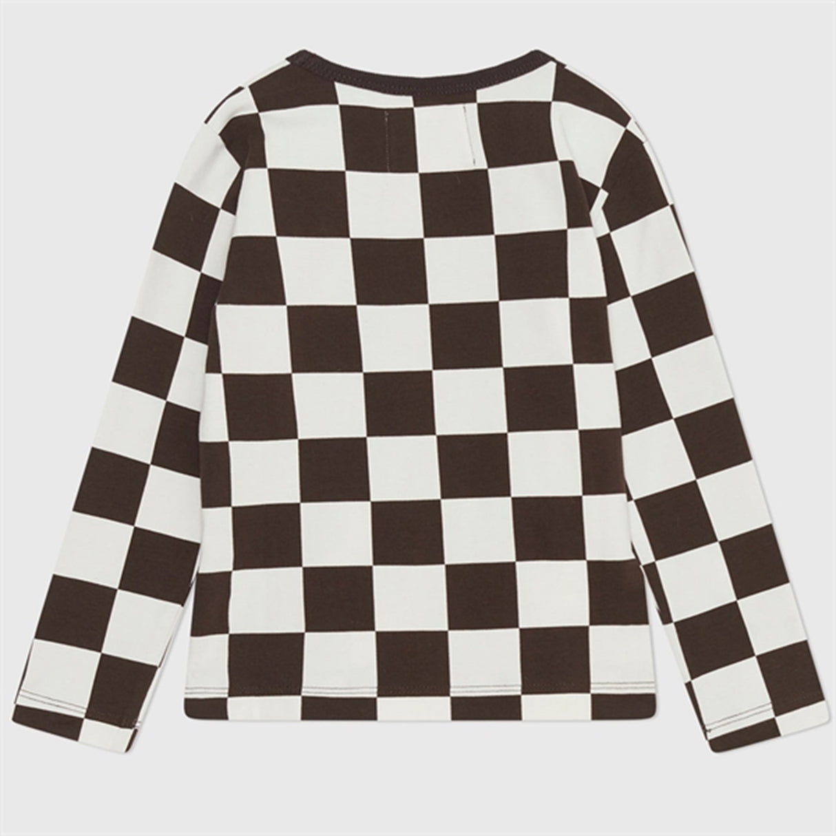 Wood Wood Off-White/Black Coffee Aop Kim Checkered Tröja
