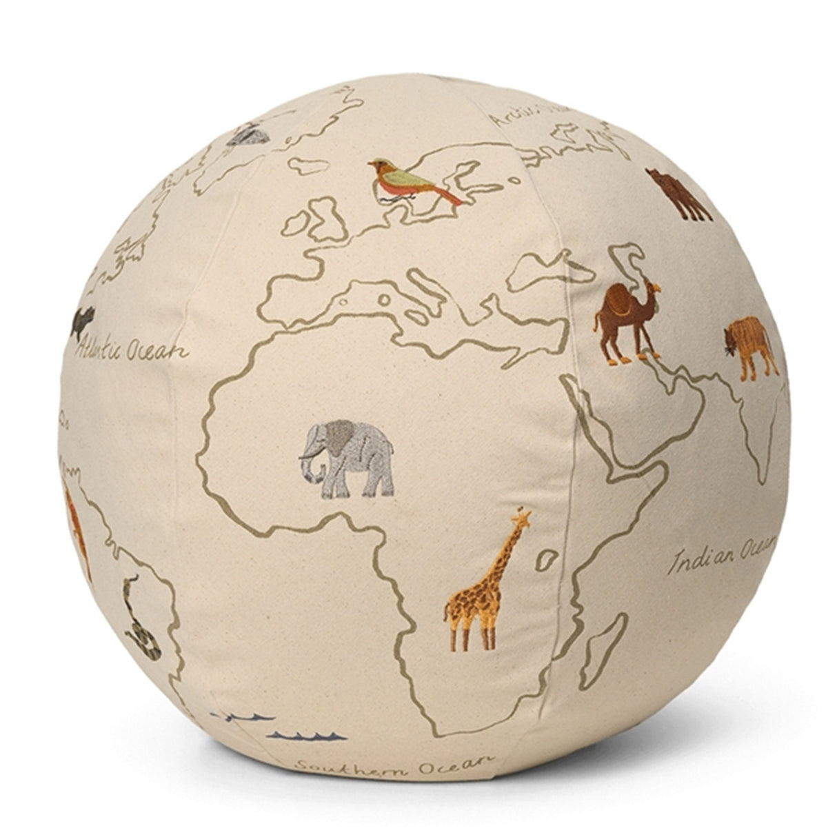 Ferm Living Värld Poff Off-White