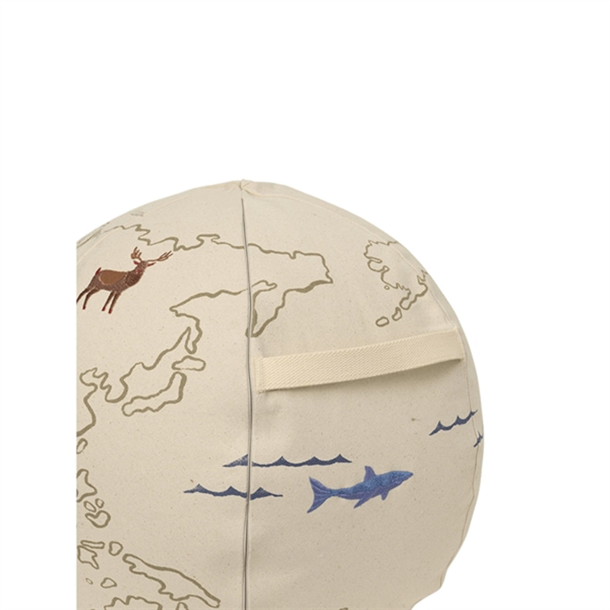 Ferm Living Värld Poff Off-White