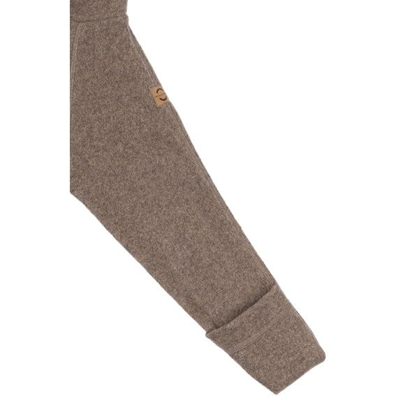 Mikk-Line Bomull Fleece Jacka Melange Denver