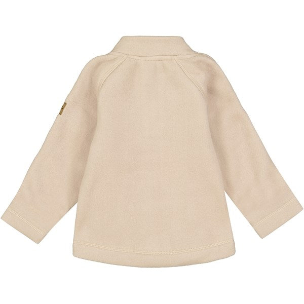 Mikk-Line Bomull Fleece Jacka Warm Taupe