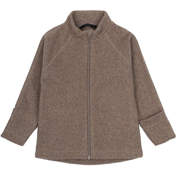 Mikk-Line Bomull Fleece Jacka Melange Denver