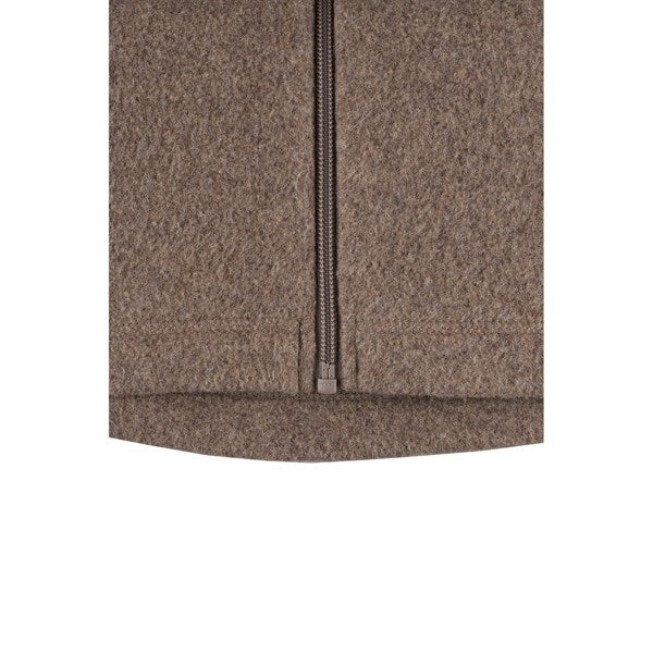 Mikk-Line Bomull Fleece Jacka Melange Denver
