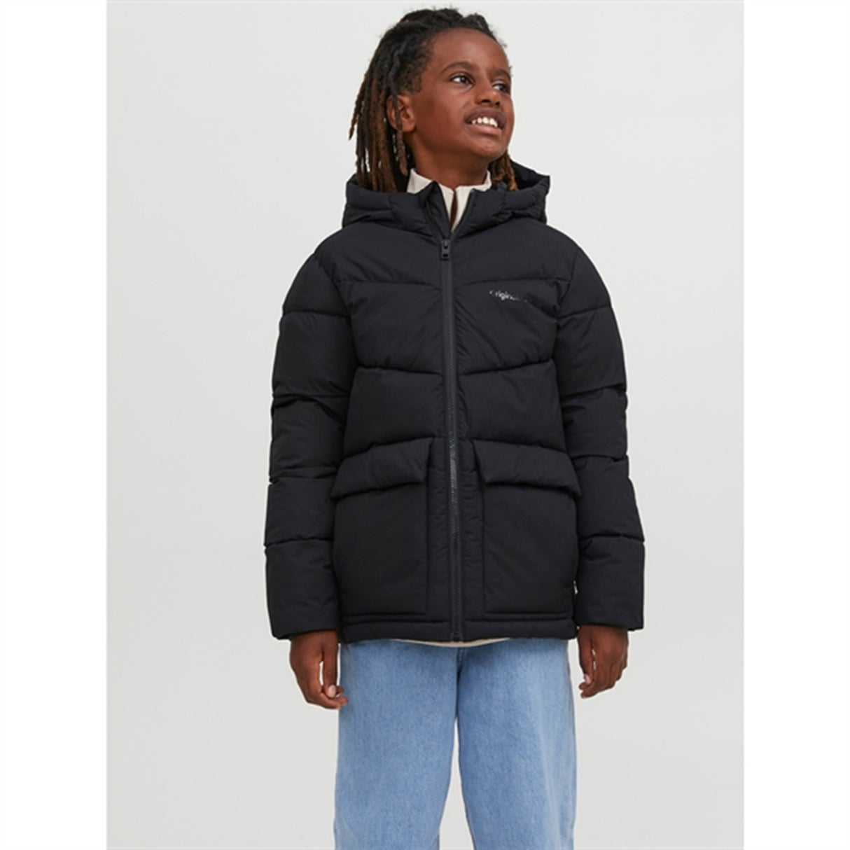 Jack & Jones Junior Black Vesterbro Puffer Jacka