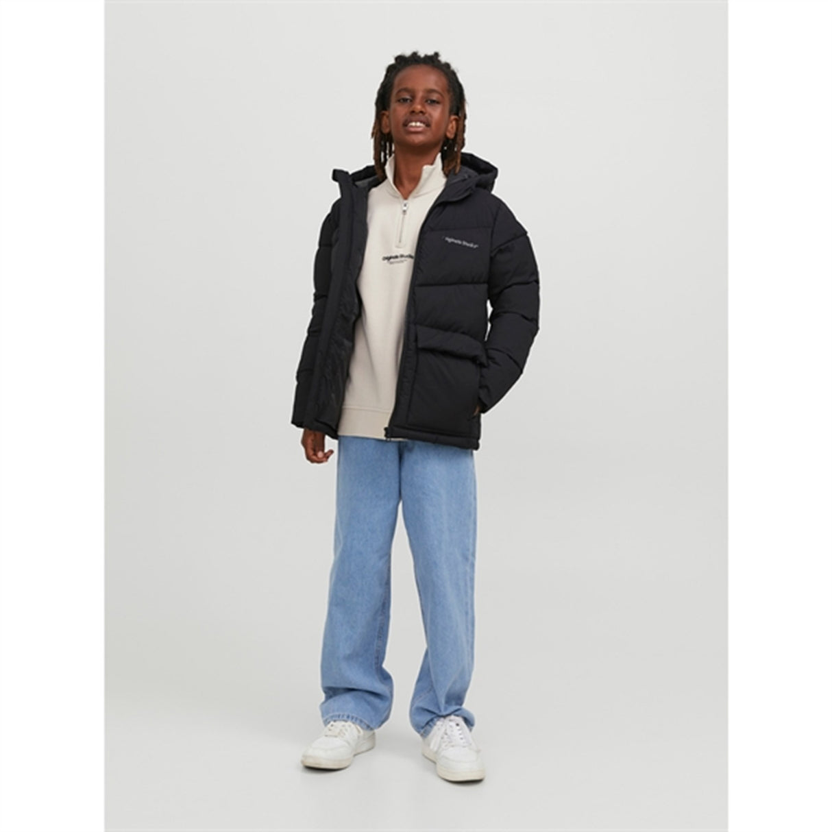 Jack & Jones Junior Black Vesterbro Puffer Jacka