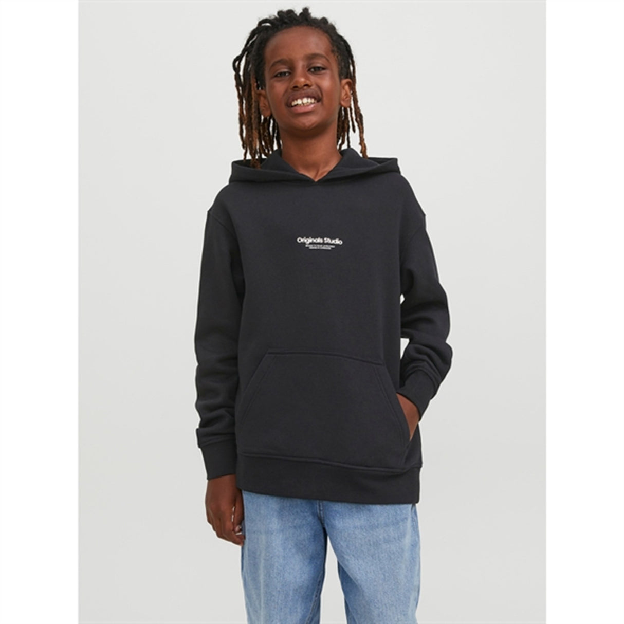 Jack & Jones Junior Black Vesterbro Sweat Hoodies Noos