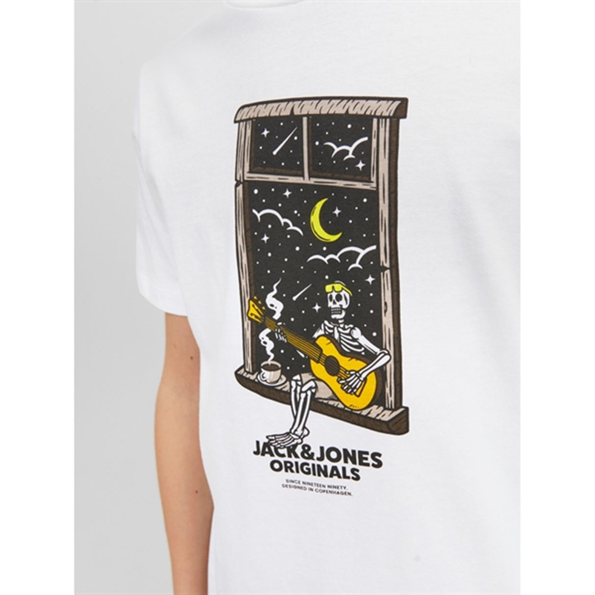 Jack & Jones Junior Bright White Afterlife T-Shirt