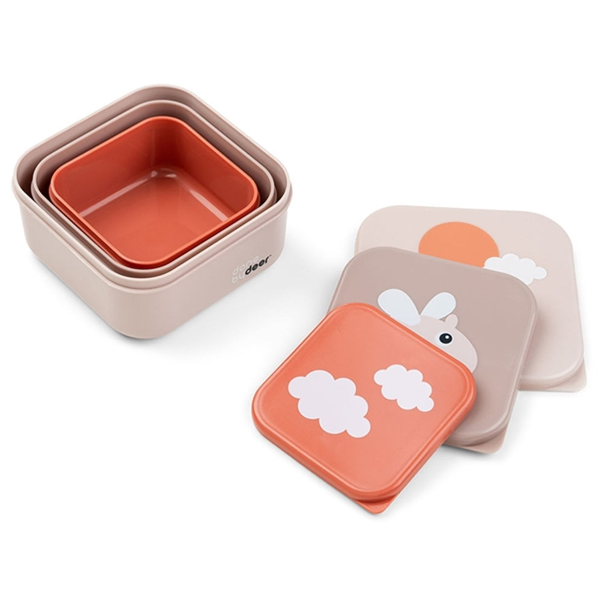 Done by Deer Snack Box set 3-pack Happy Clouds Powder