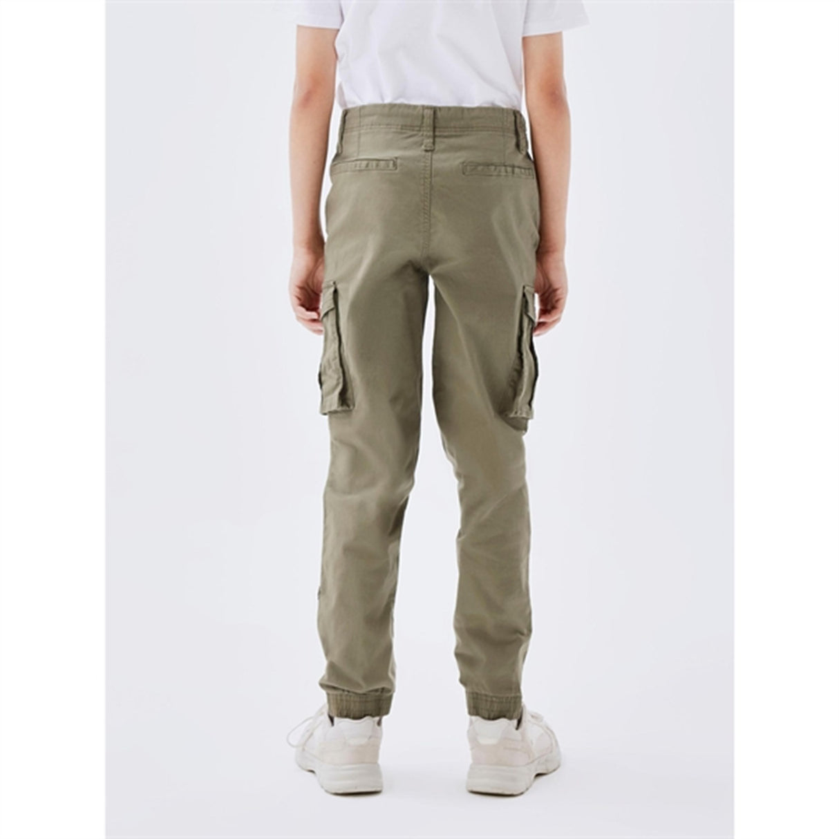 Name it Deep Lichen Green Ryan Cargo Twill Byxor Noos