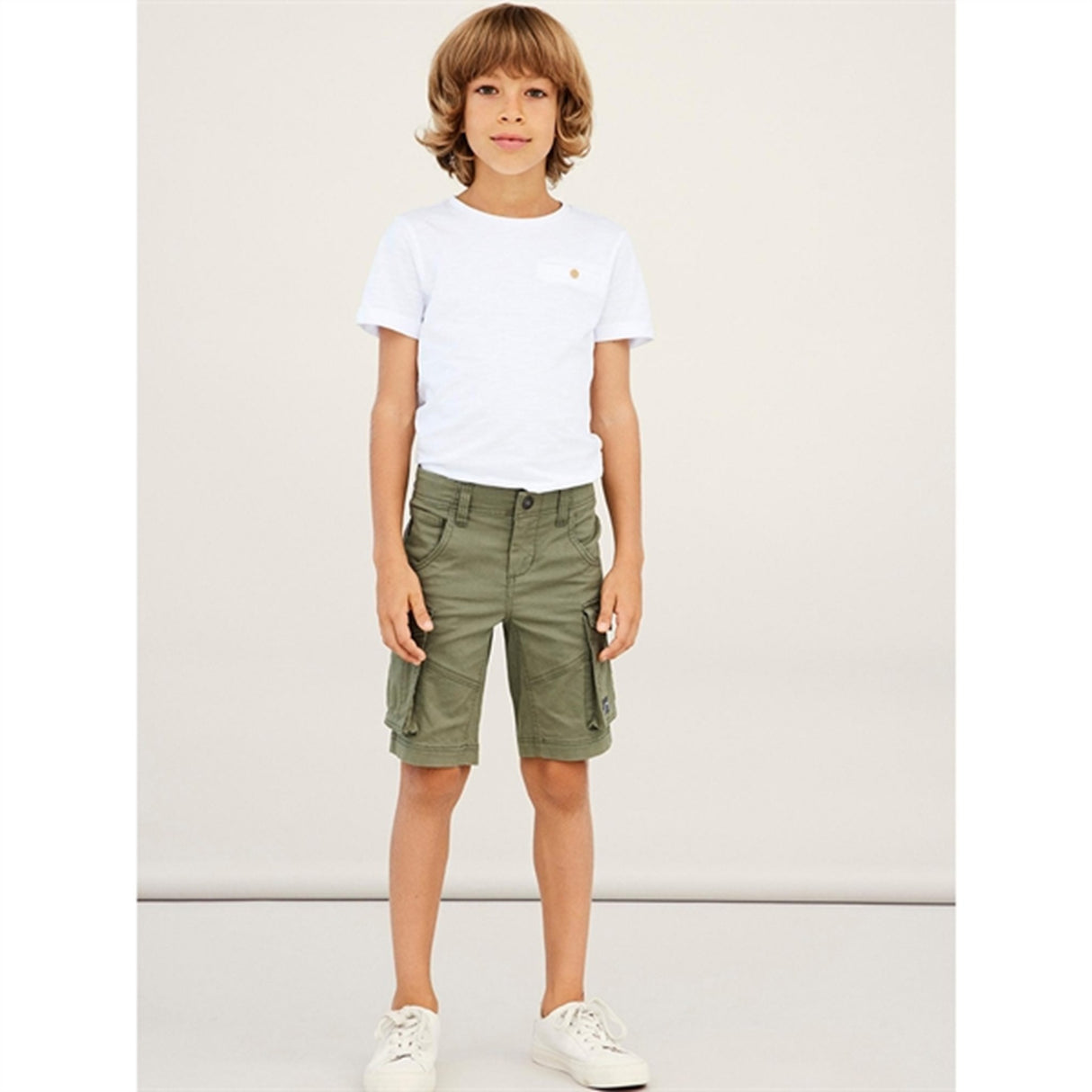 Name it Deep Lichen Green Ryan Twill Shorts Noos