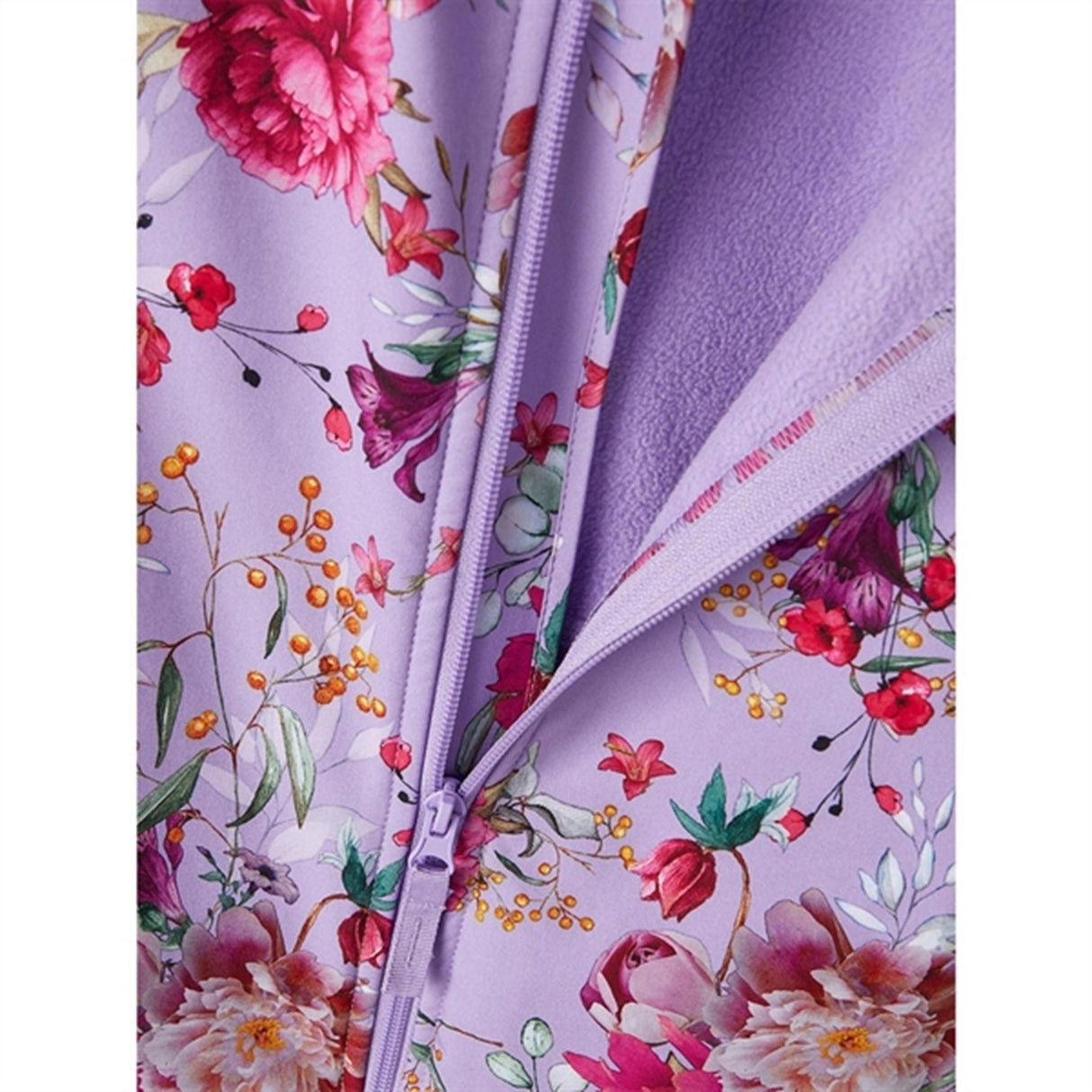 Name it Sand Verbena Alfa Softshell Drakt Floral Noos