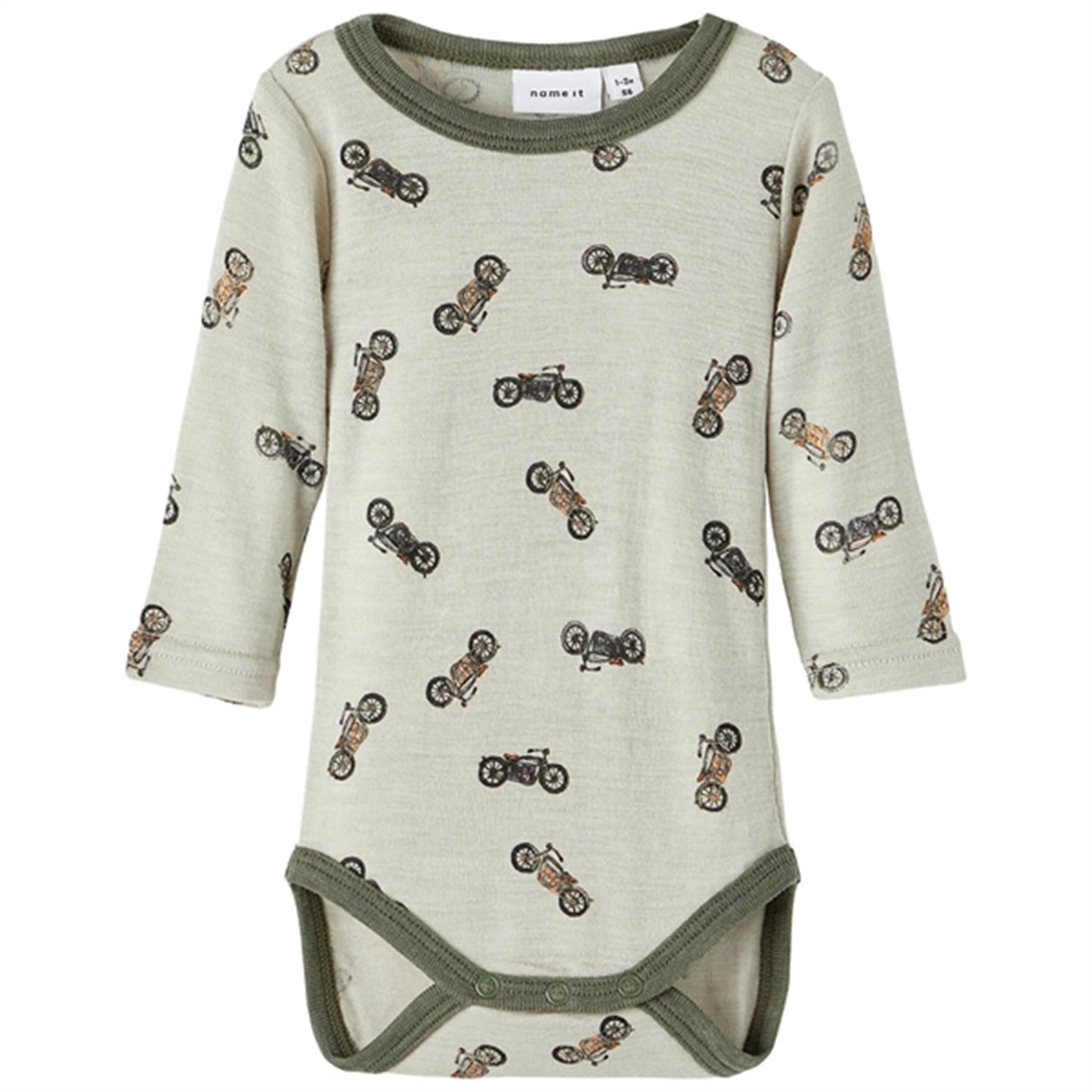 Name it London Fog Wang Ull Rib Body AOP