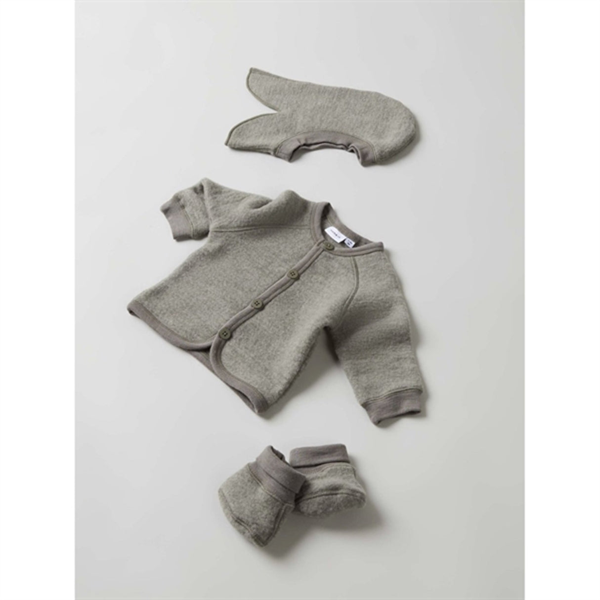 Name it Vetiver Wmino Ull Balaclava