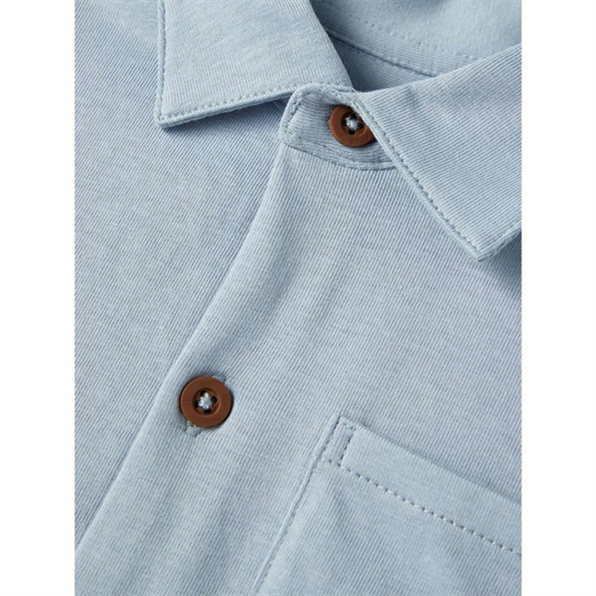 Name it Dusty Blue Folke Jersey Skjorta
