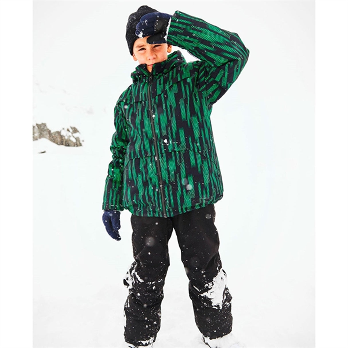 Name it Black Snow Överdragsbyxa Solid Noos