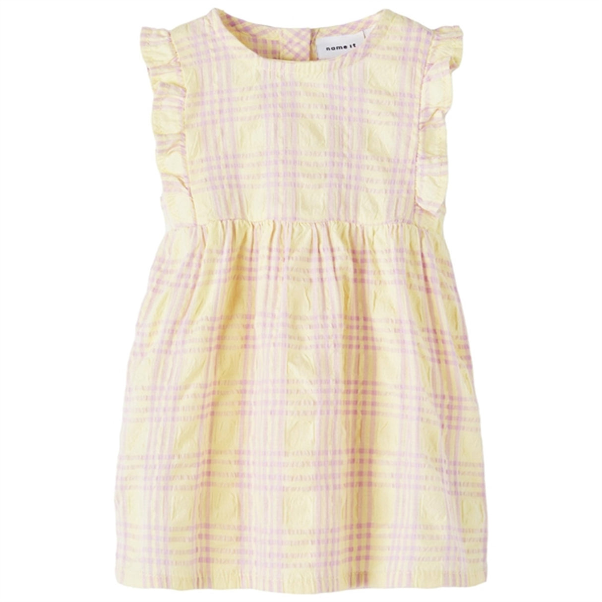 Name it Double Cream Hesina Spencer Klänning