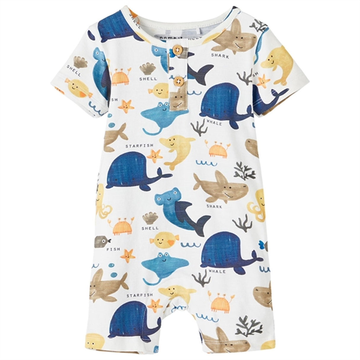 Name it Bright White Harim Onesies