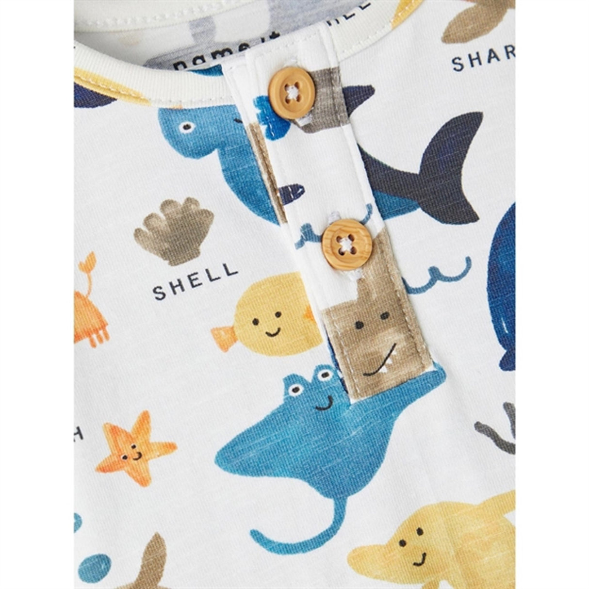 Name it Bright White Harim Onesies