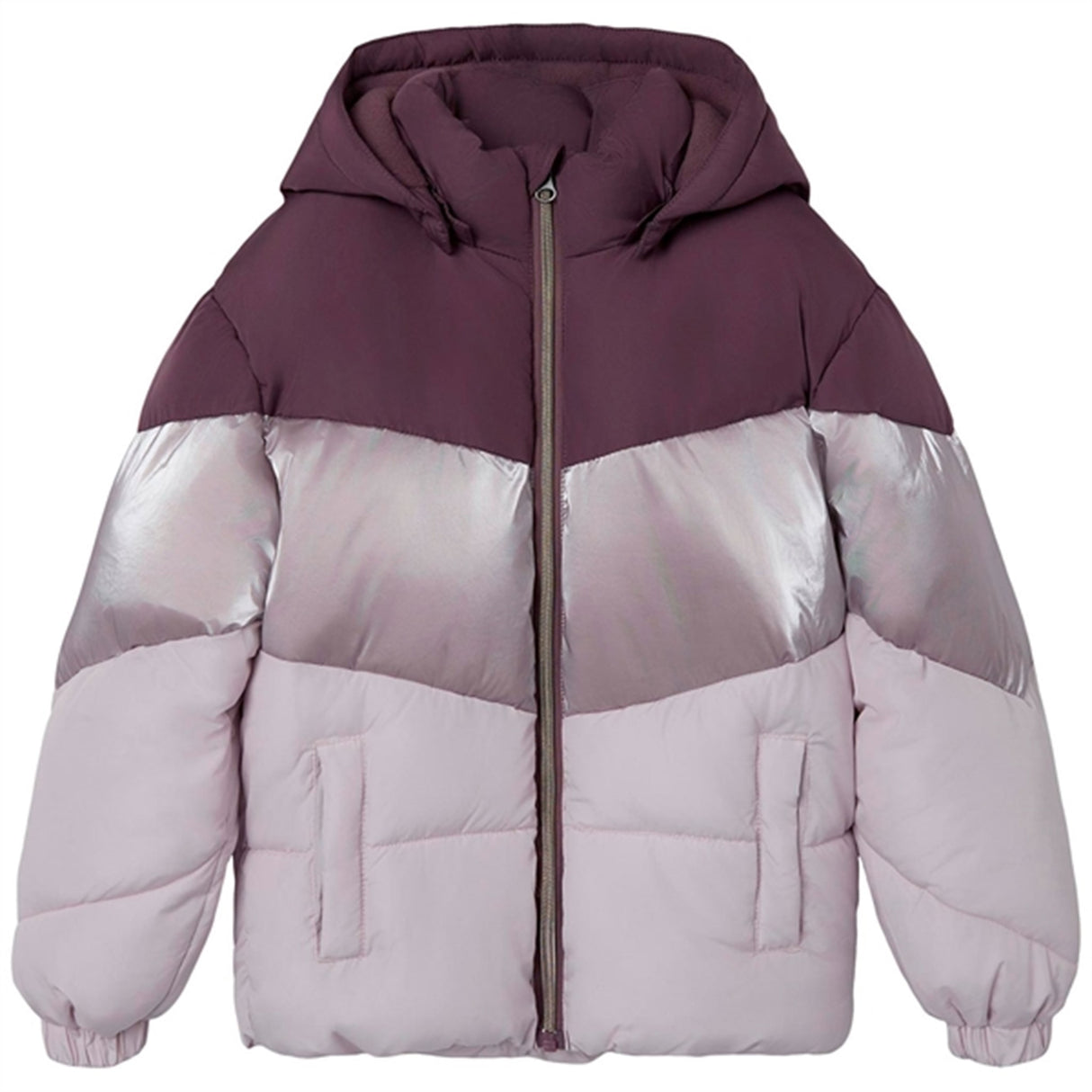 Name it Arctic Dusk Mille Puffer Jacka Block Foil Noos