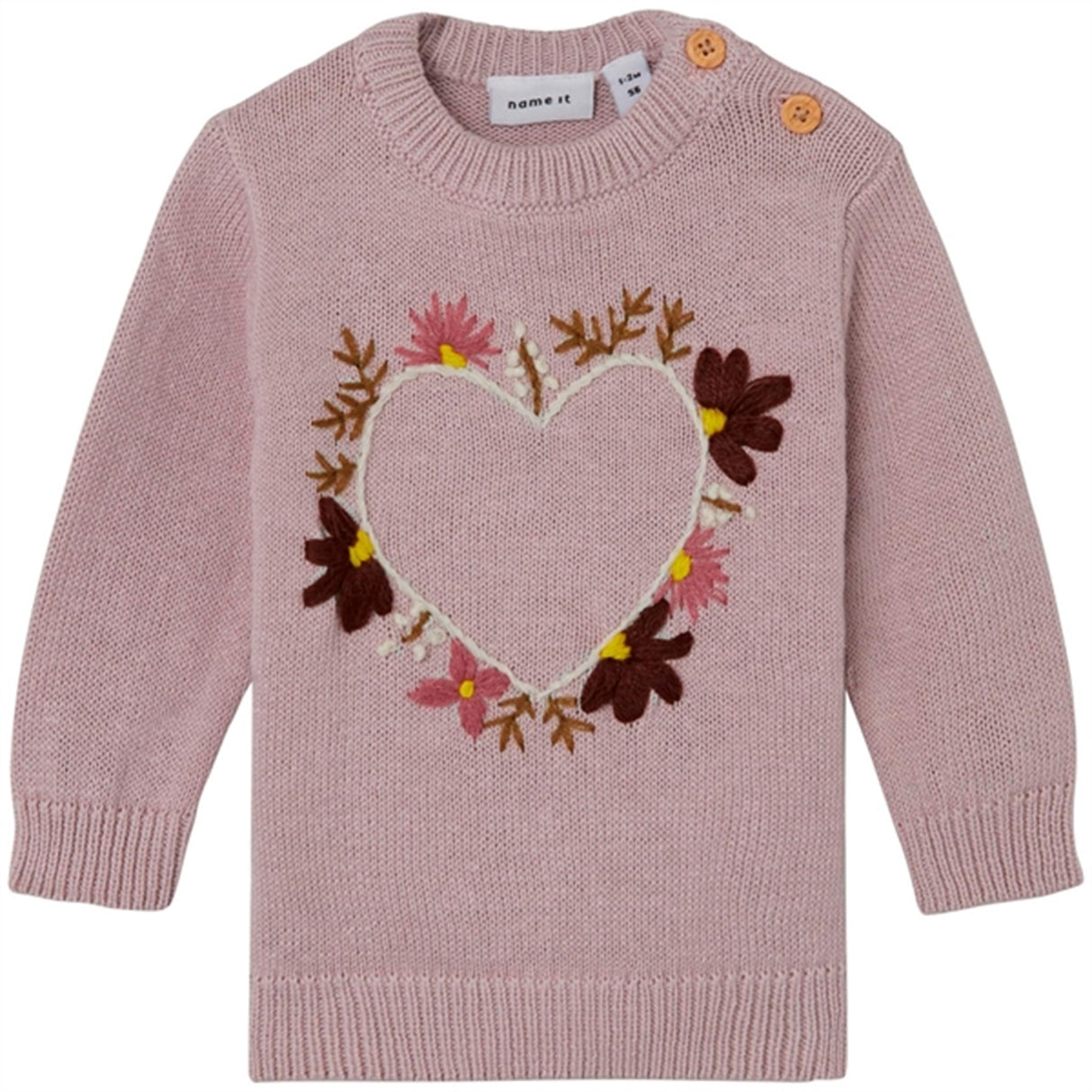 Name it Violet Ice Lifine Stickat Sweater