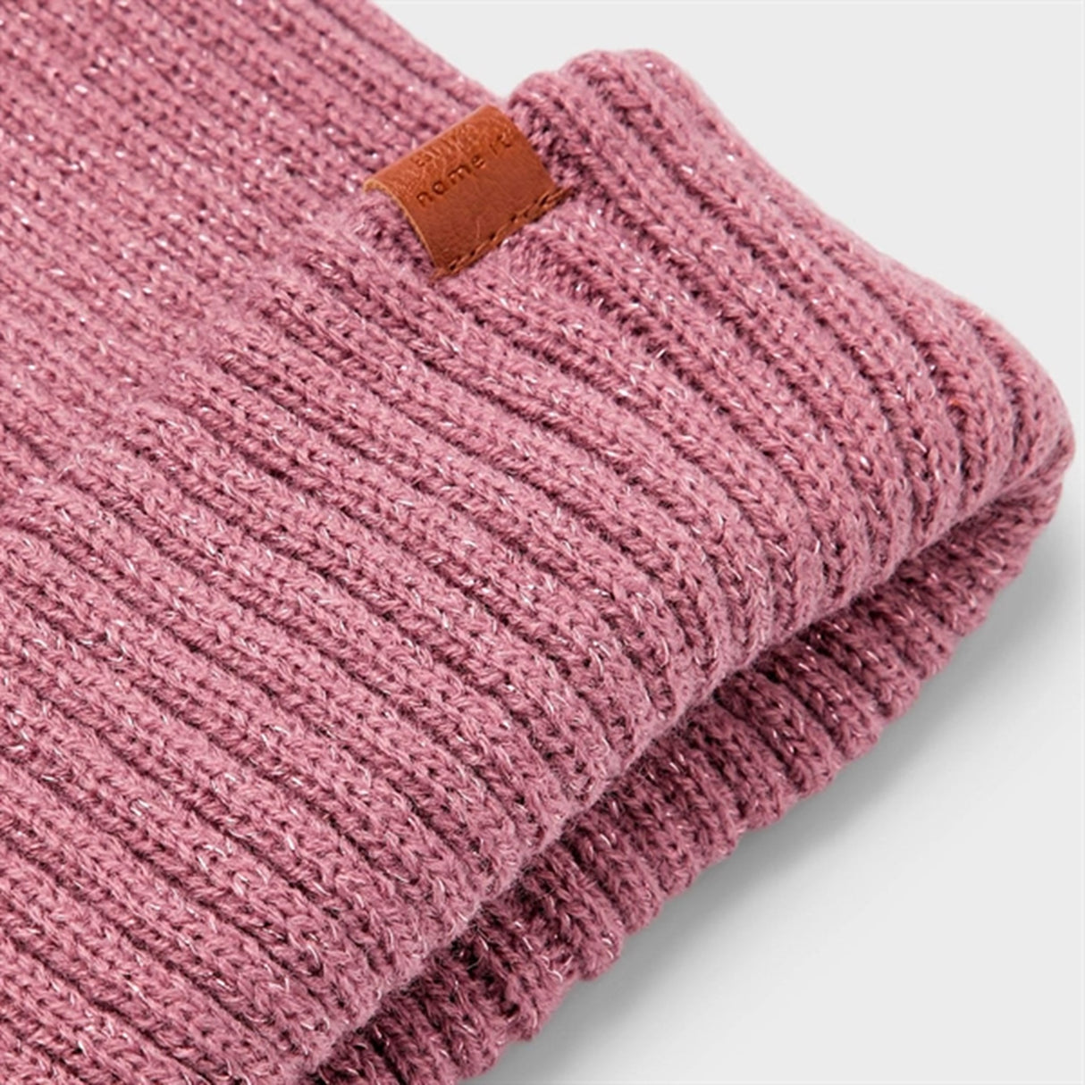 Name it Wistful Mauve Milan Glitter Stickat Beanie