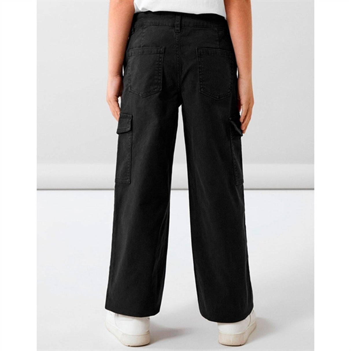 Name it Black Rose Wide Twill Cargo Byxor Noos