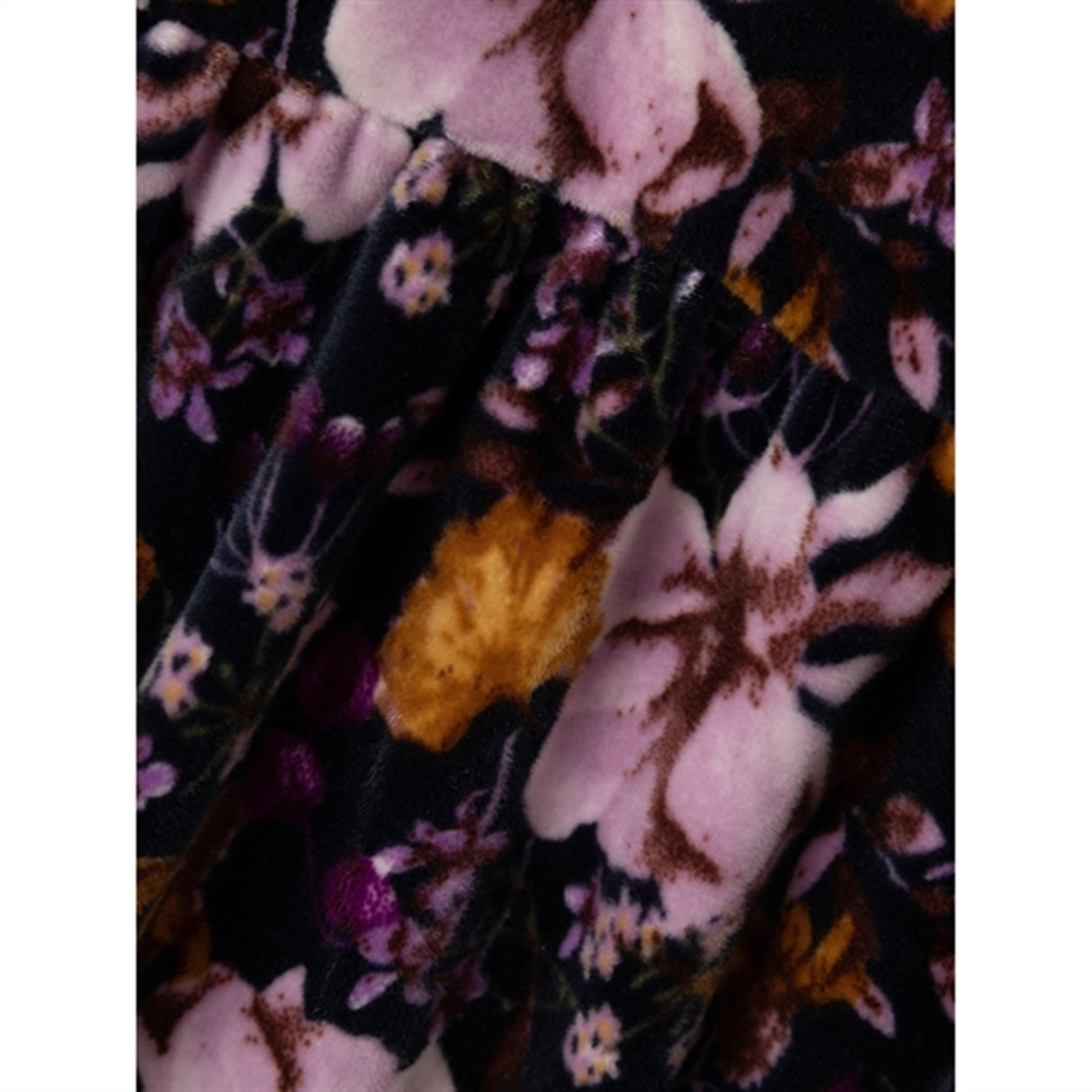 Name it India Ink Restanne Velour Klänning