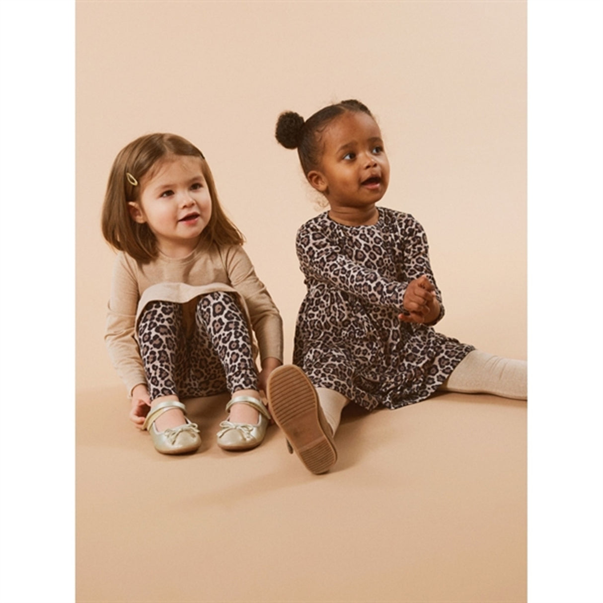 Name it Oxford Tan Sys Klänning