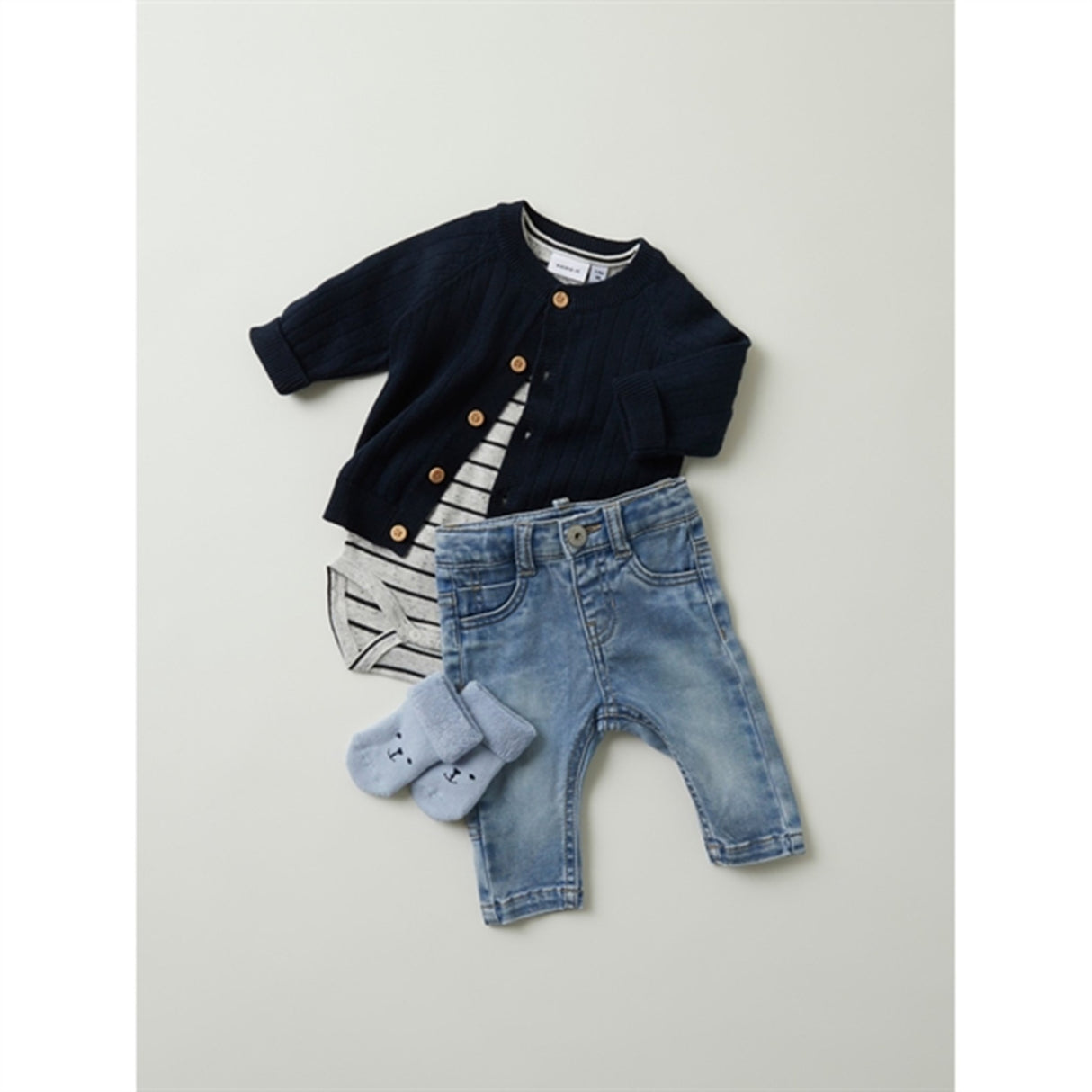 Name it Dark Sapphire Theodor Stickat Cardigan