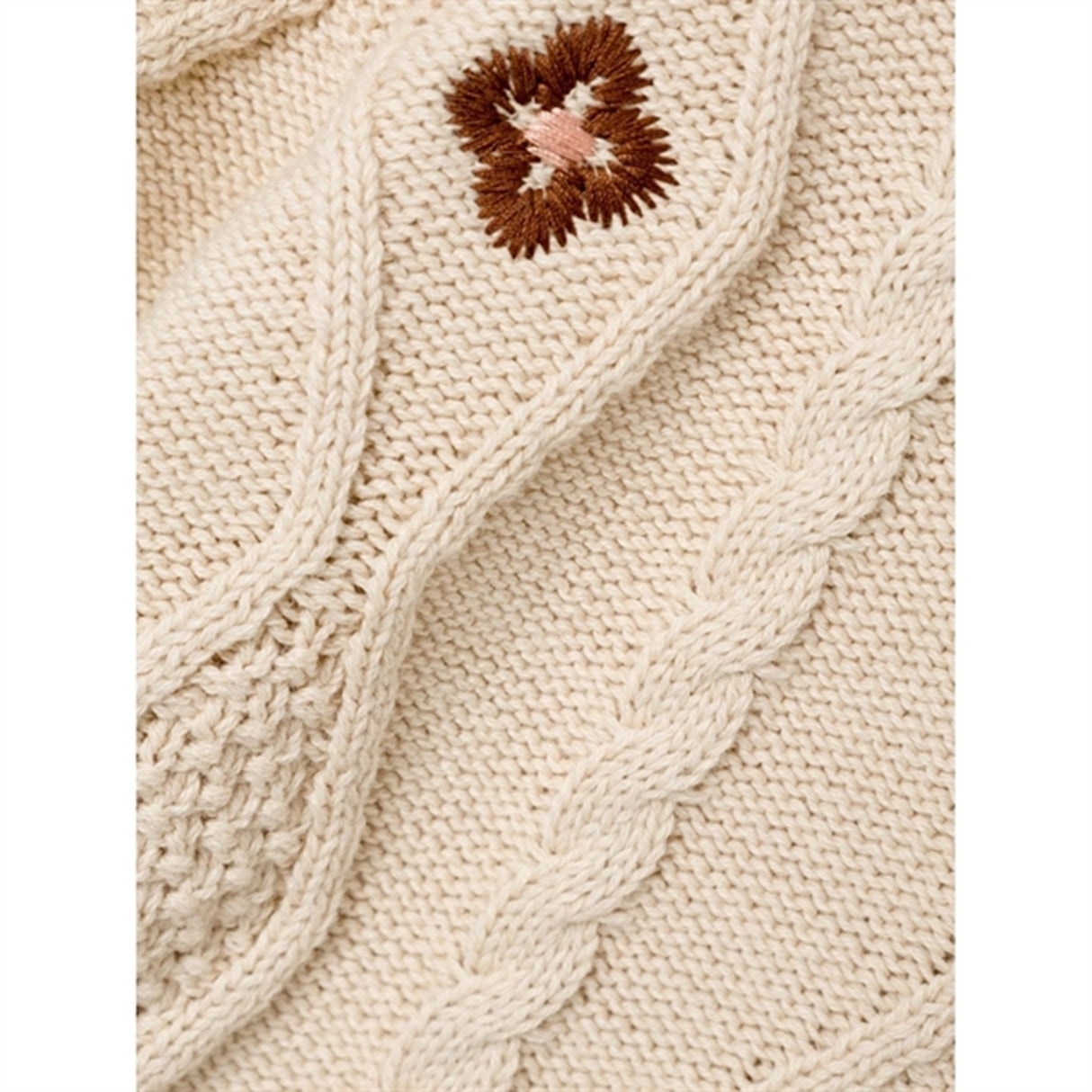 Lil'Atelier Fog Tila Stickat Tröja