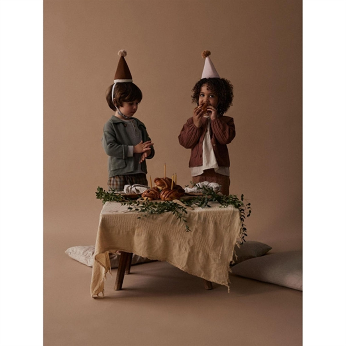 Lil'Atelier Nougat Bella Loose Sammet Byxor