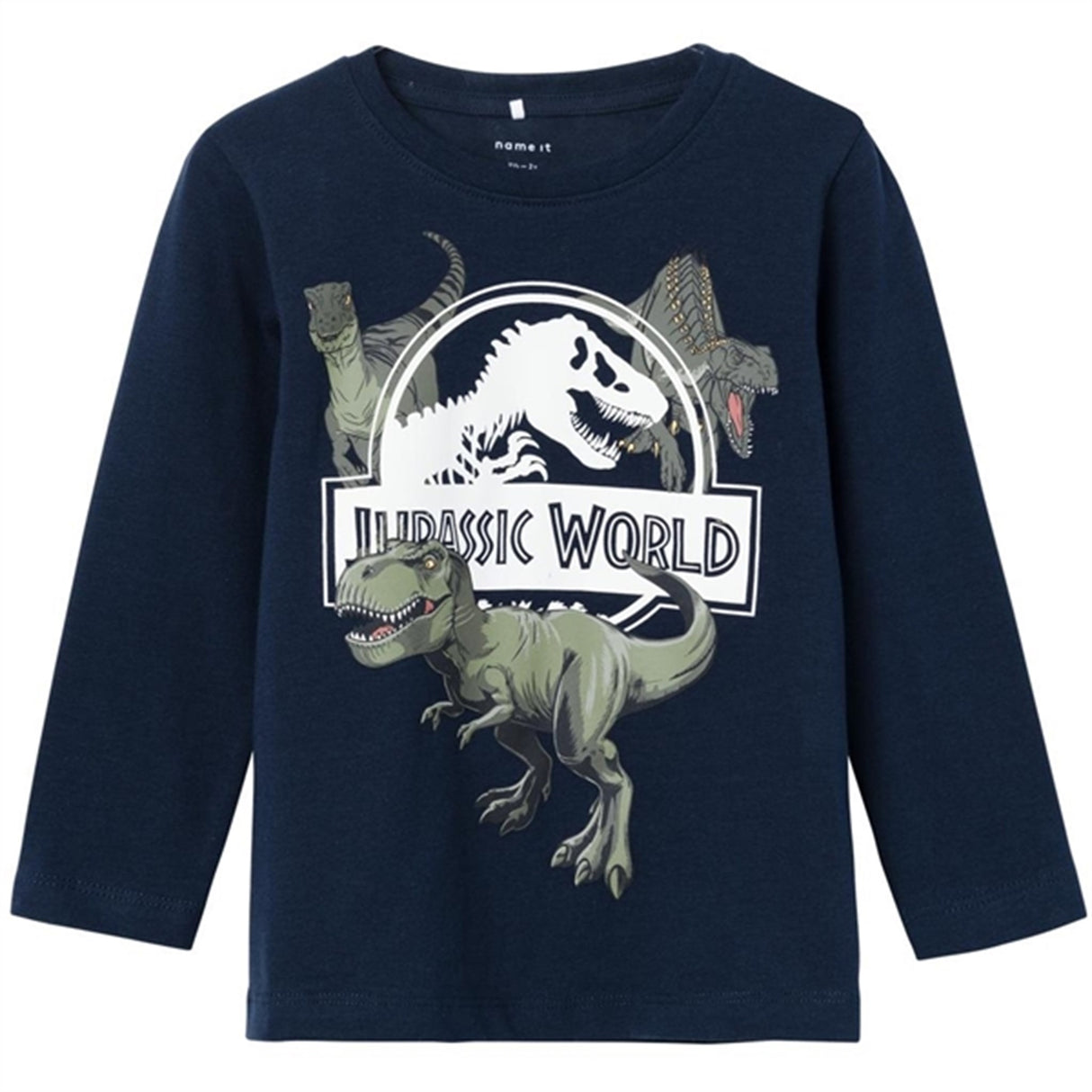 Name it Dark Sapphire Nijal Jurassic Tröja Noos