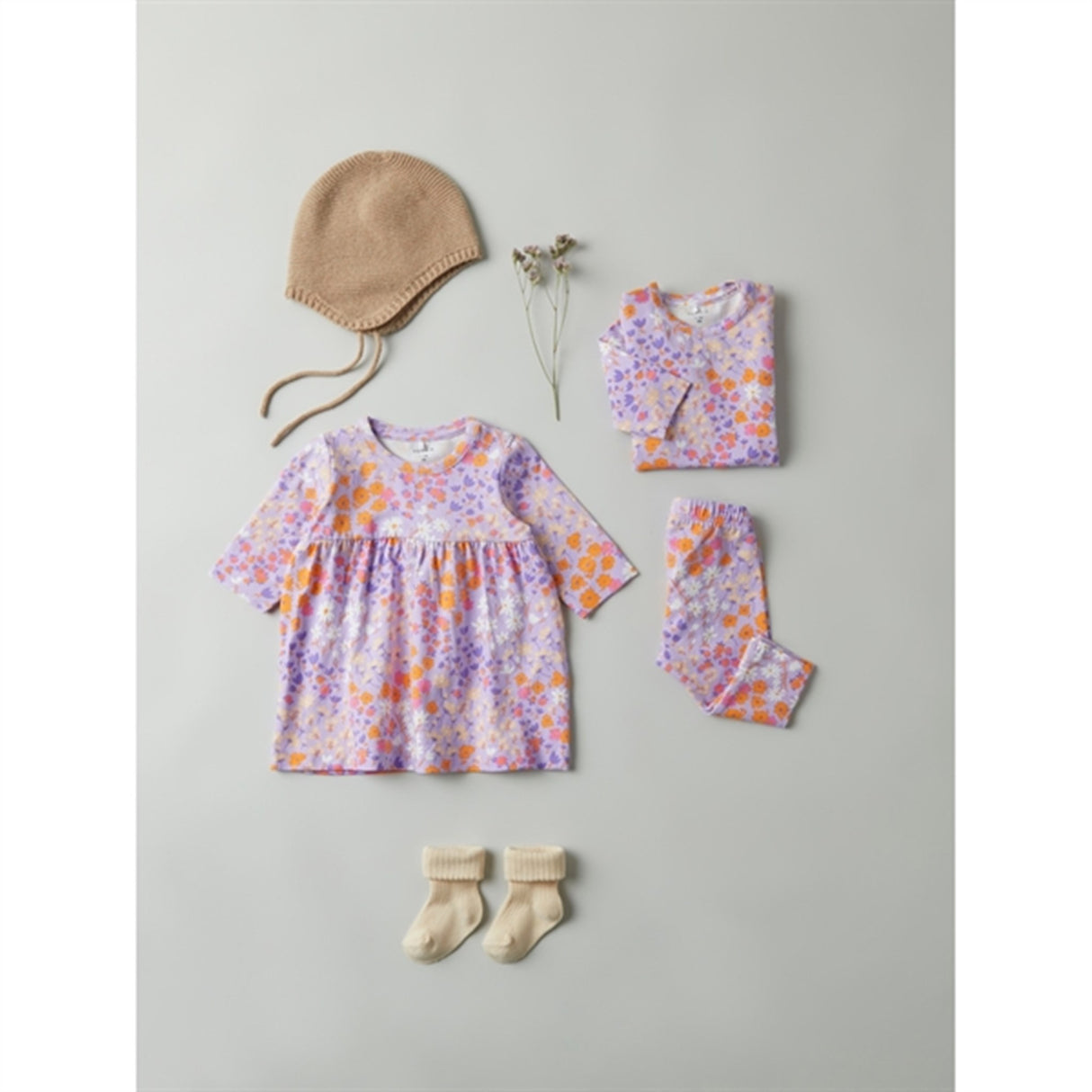 Name it Lilac Breeze Tunna Klänning