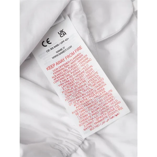 Name it Bright White Zilu IV Solhatt m. Öronlappar