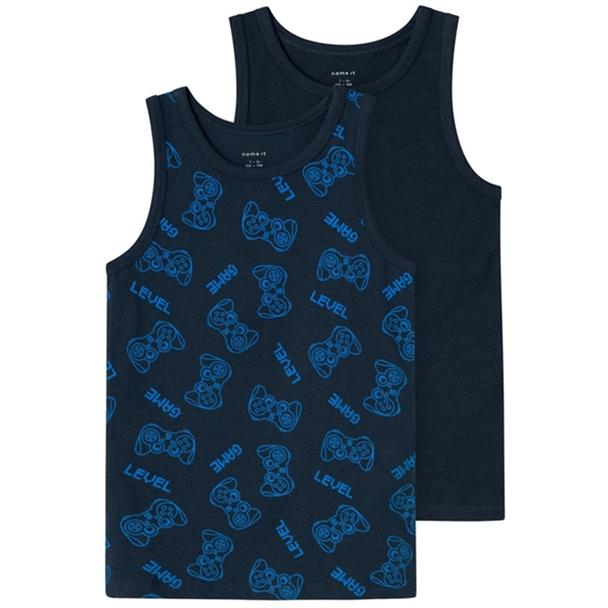Name it Dark Sapphire Gamer Tank Topp 2-pack Noos