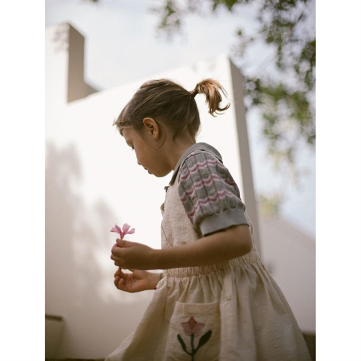 Lil'Atelier Dried Sage Danita Stickat Pikétröja