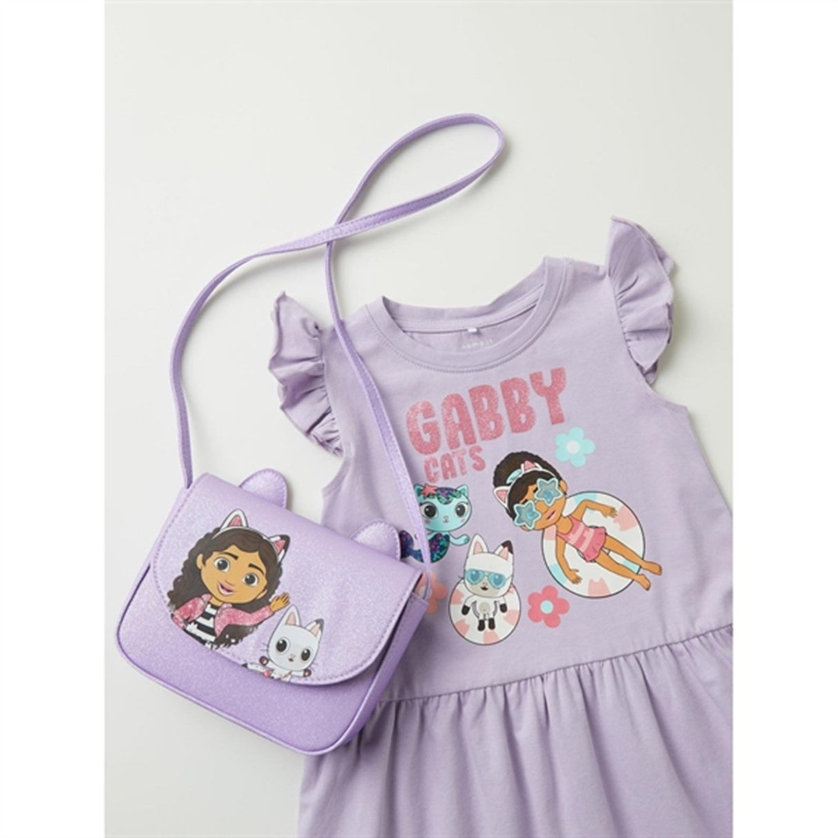 Name it Orchid Petal Memma Gabby Klänning