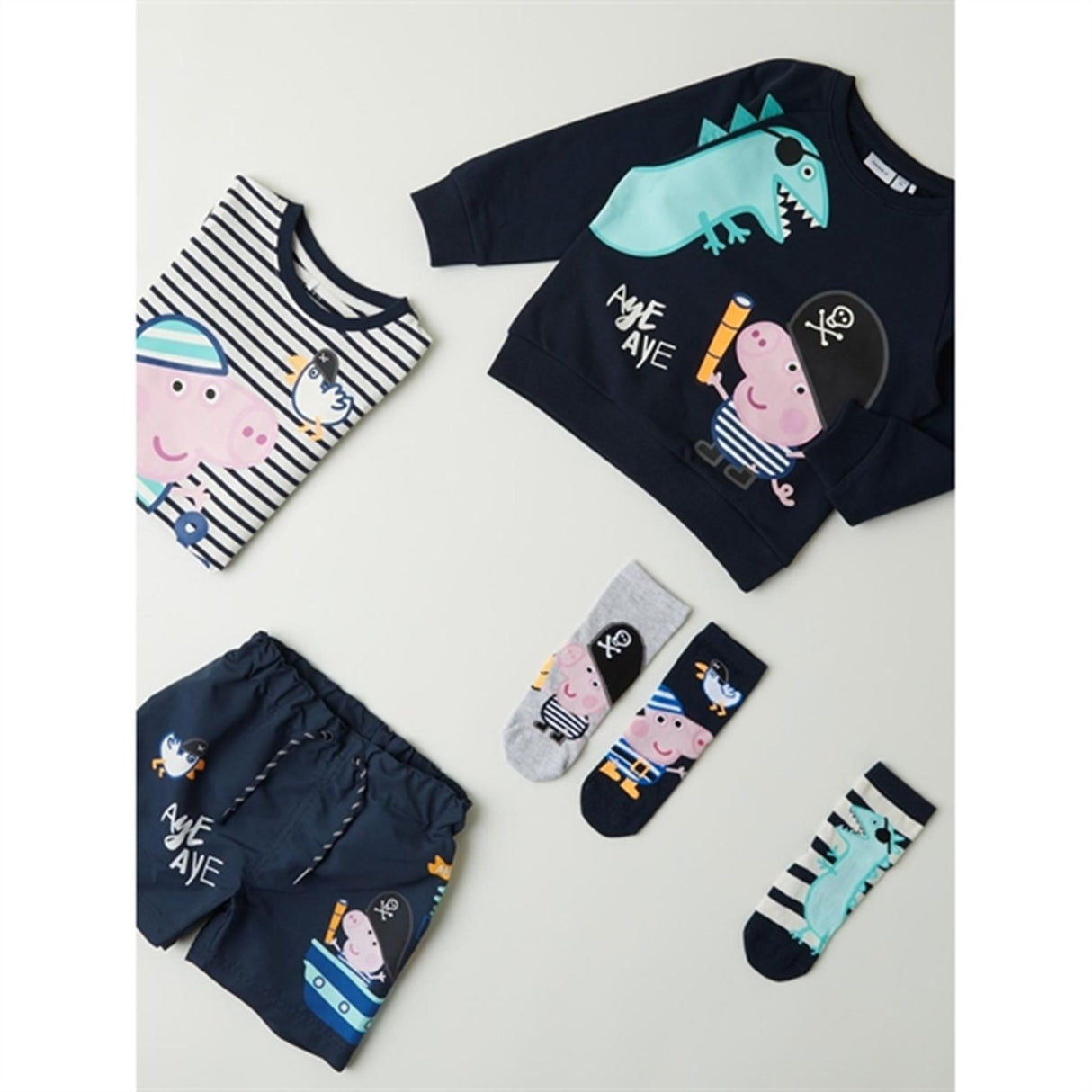 Name it Jet Stream Mister Peppa Pig Blus