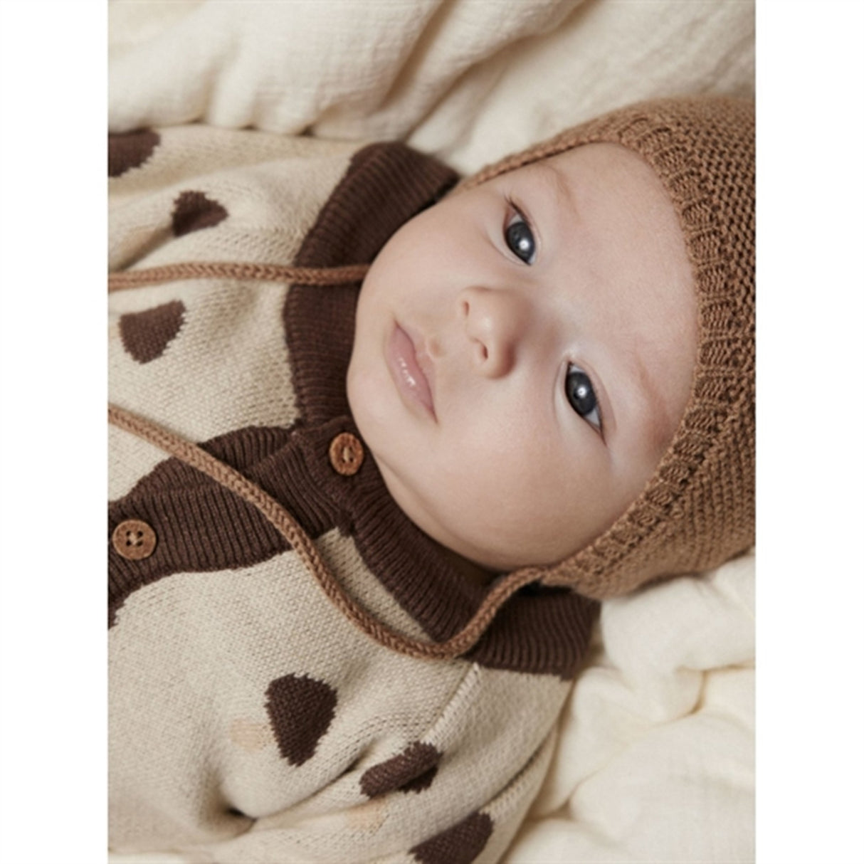 Lil'Atelier Wood Ash Saran Stickat Cardigan