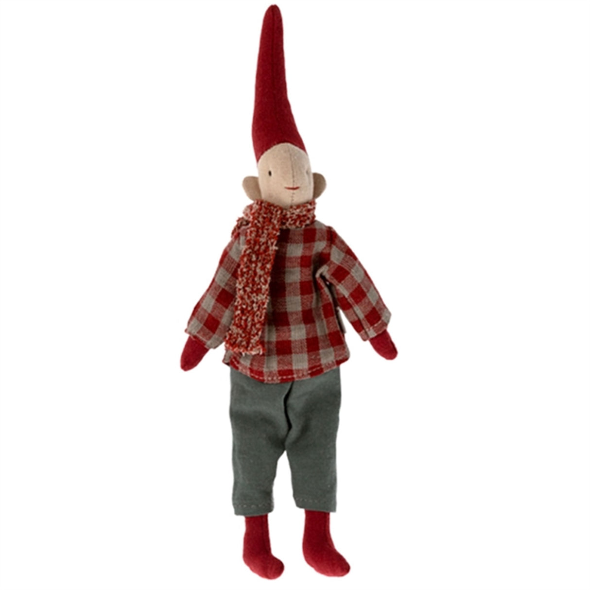 Maileg Pixy Storlek 1, Skjorta och Byxor - Red