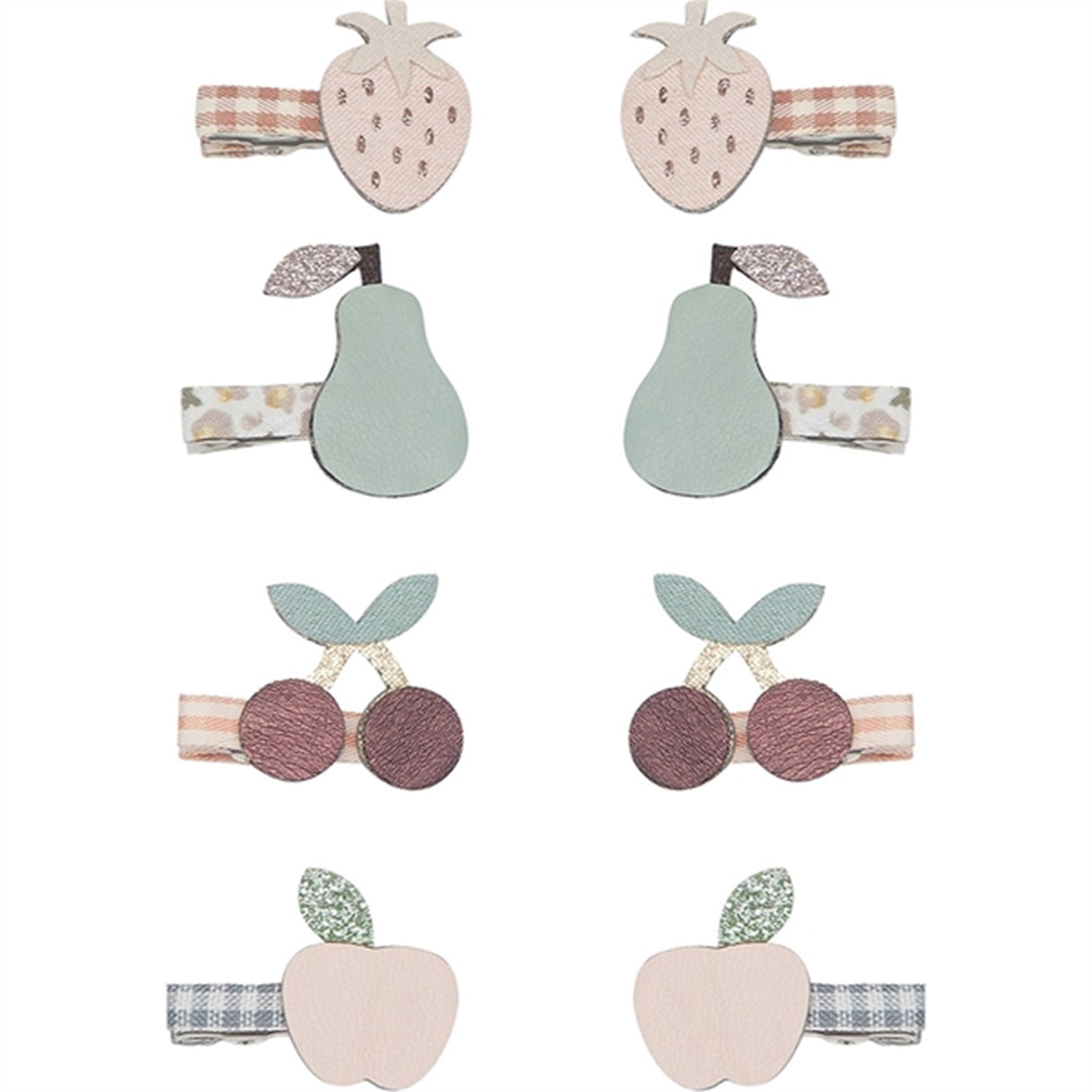 Mimi & Lula 8 Hårklämmor Mini Fruit Tulip