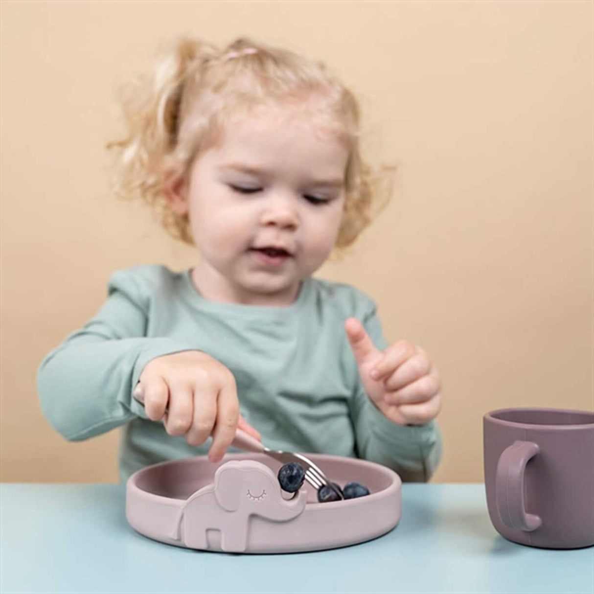 Done by Deer Peekaboo Matgrupp Deer Friends Powder