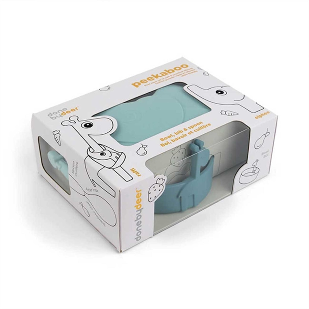 Done by Deer Peekaboo Første Måltidsset Deer Friends Powder