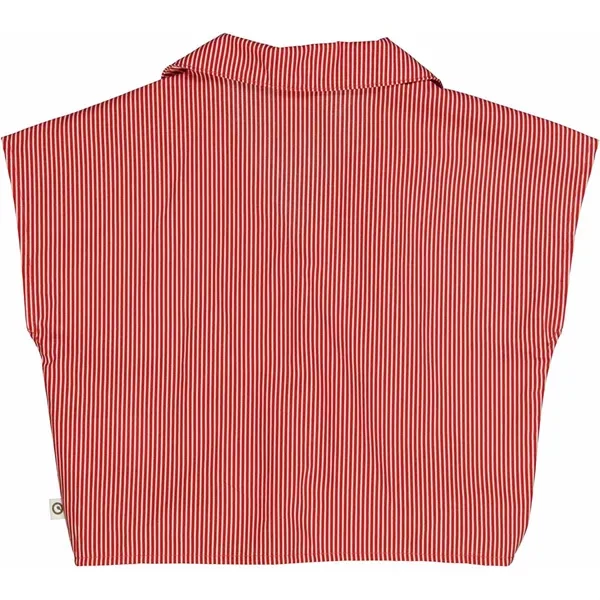 Müsli Balsam Cream/Apple Red Poplin Stripe Skjorta Topp