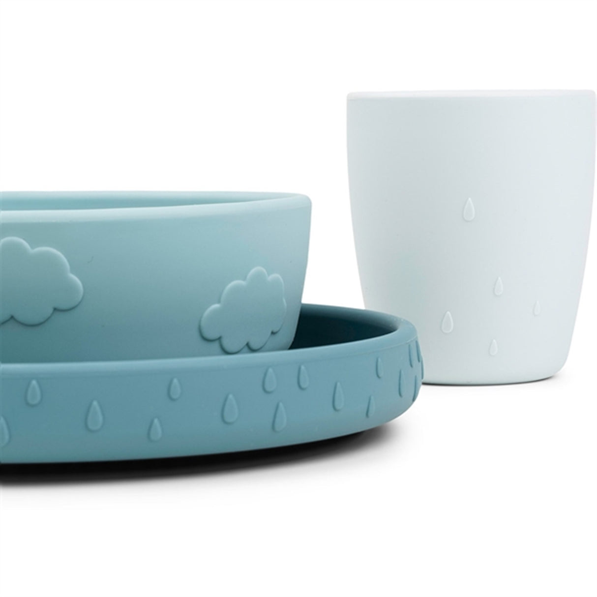 Done by Deer Stick&Stay Matsalsset Deer Friends Blå